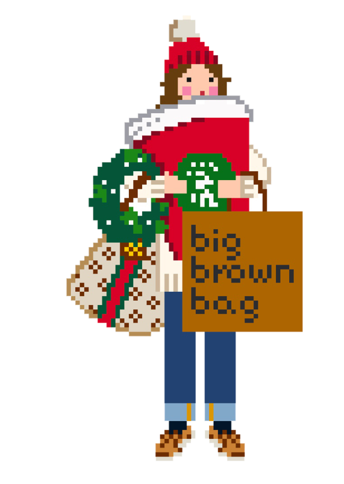jennifer vallez Holiday Shopper Needle Minder