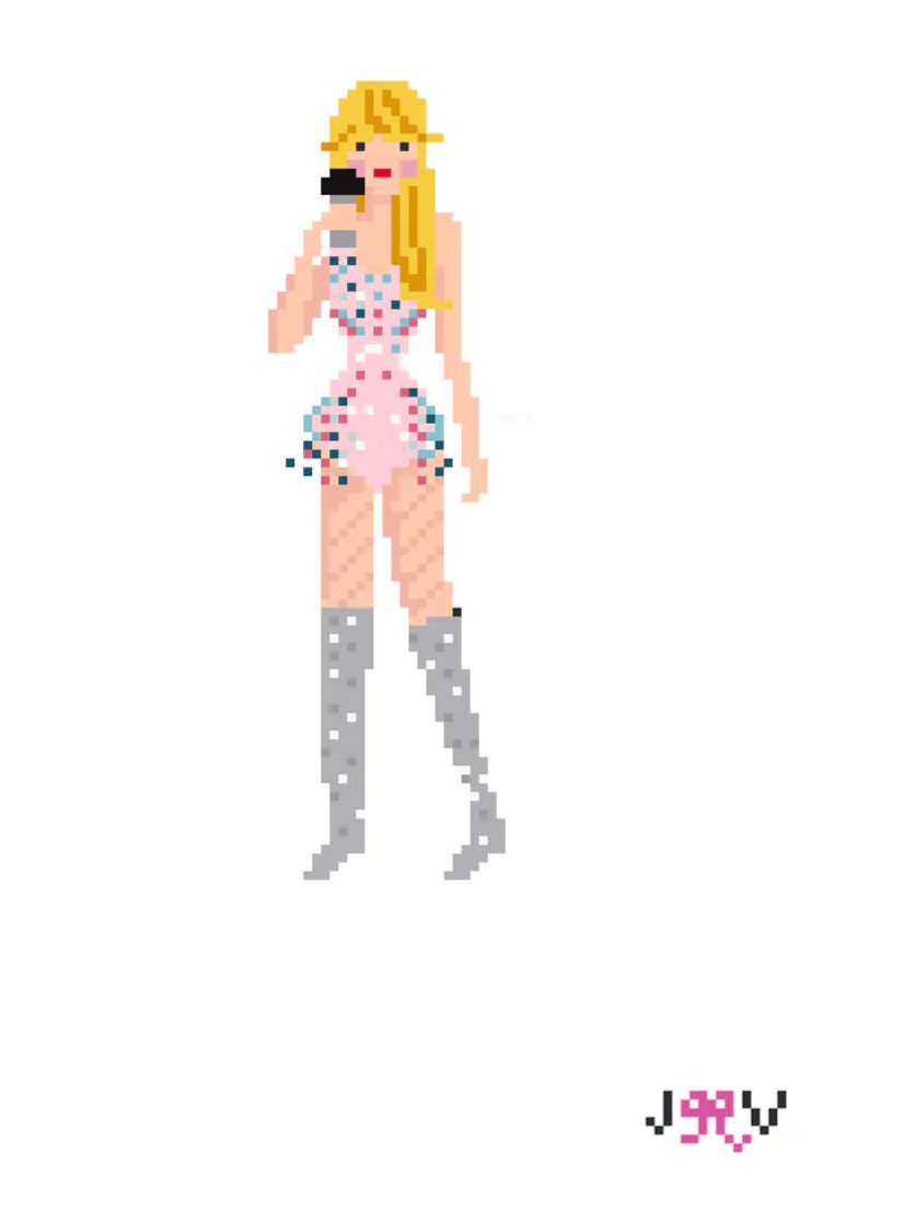 jennifer vallez taylor swift needlepoint canvas