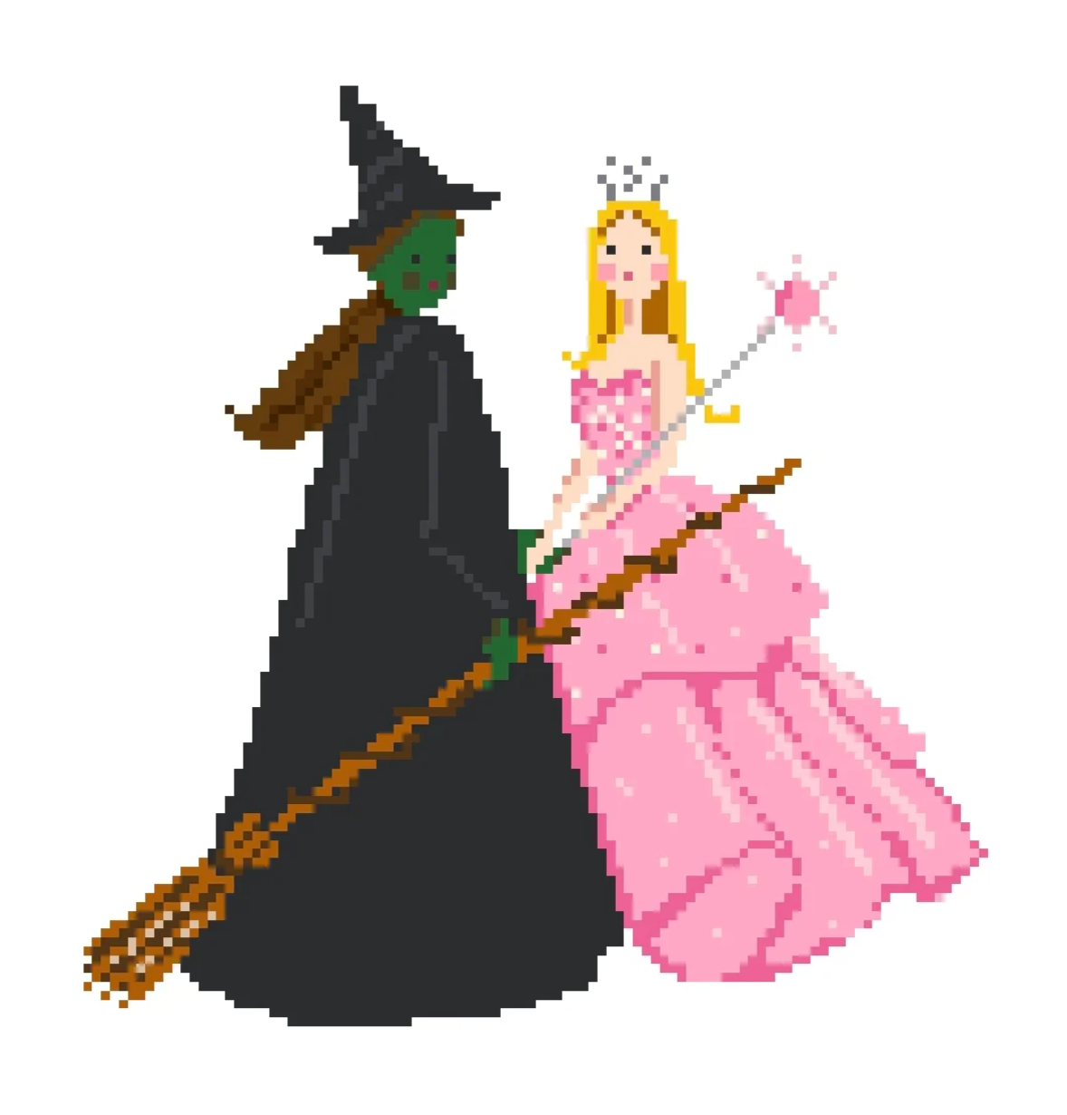 jennifer vallez wicked for good needlepoint canvas