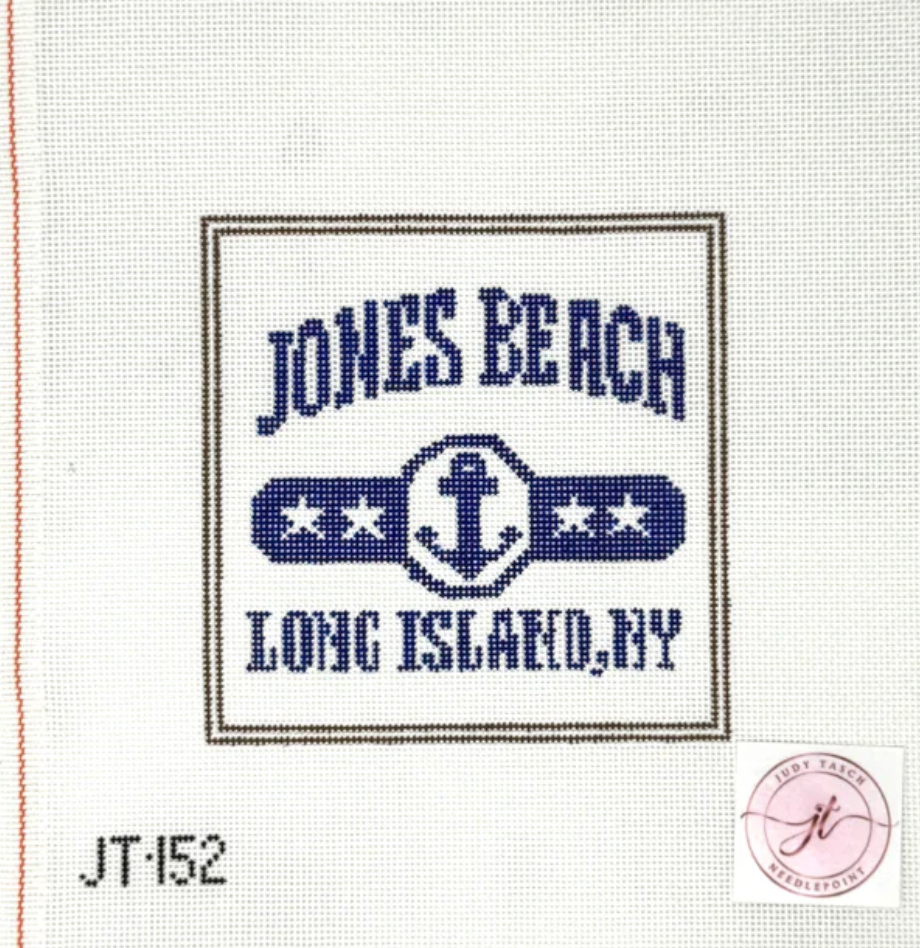 judy tasch Jones Beach needlepoint canvas