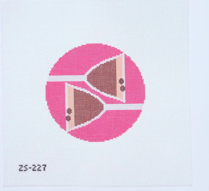 kc designers ziggy stitches Espresso Martini Round Printed