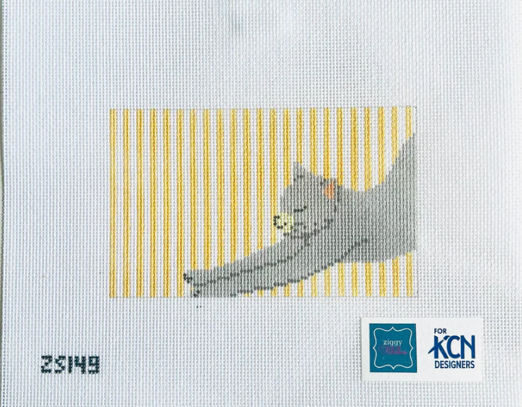 kc designers ziggy stitches Kitty Eyeglass Case Insert needlepoint canvas