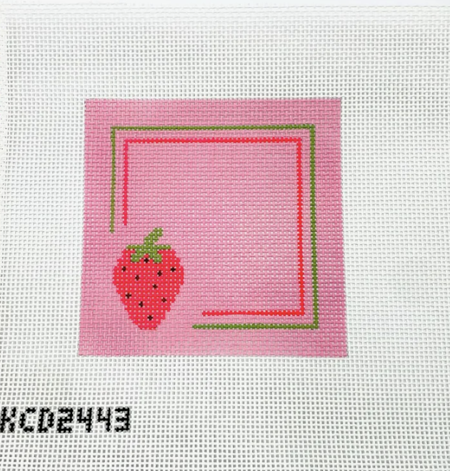 kc designers Strawberry Square needlepoint canvas