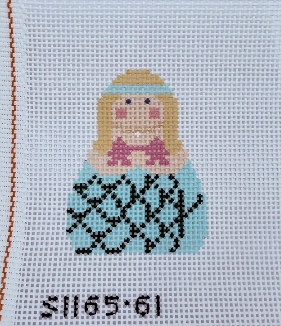 kc designers mermaid stitch it angel needlepoint canvas