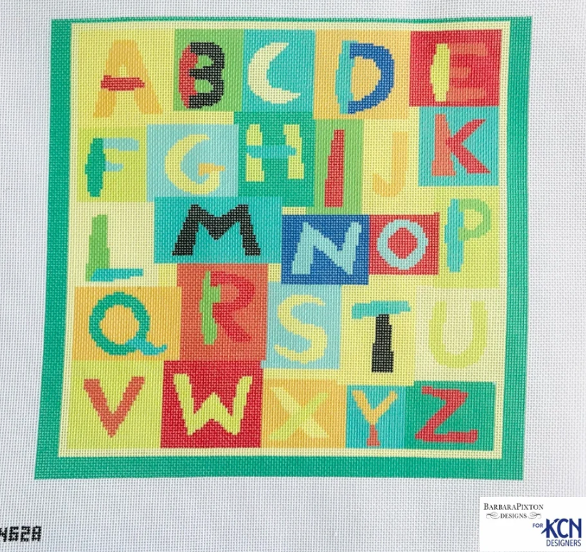 kcd alphabet canvas
