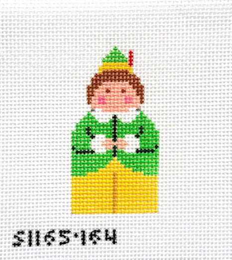 kcn Buddy The Elf Stitch-It Angel needlepoint canvas