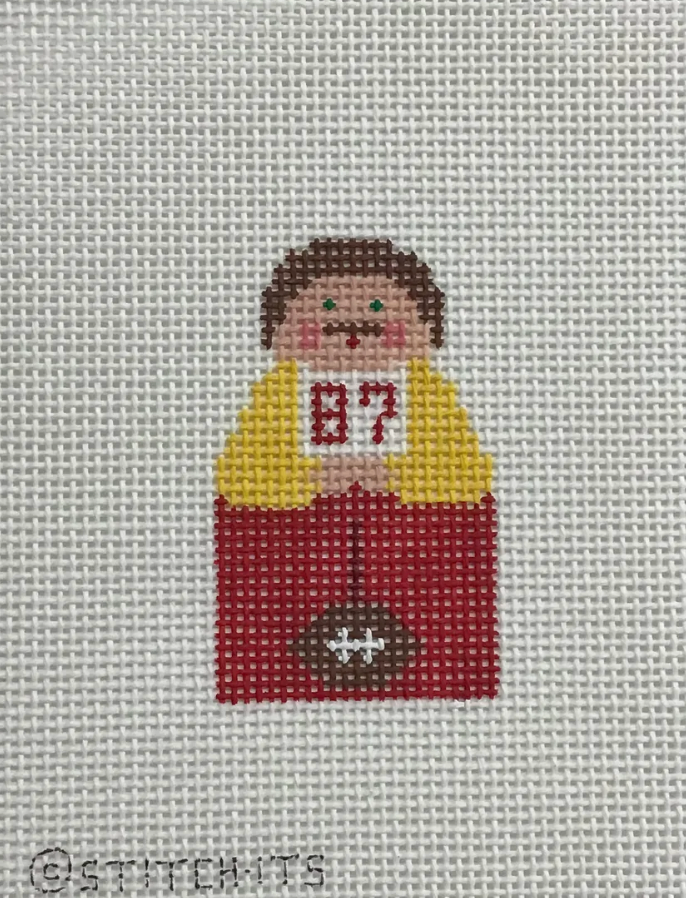 kcn Travis Stitch-It Angel needlepoint canvas