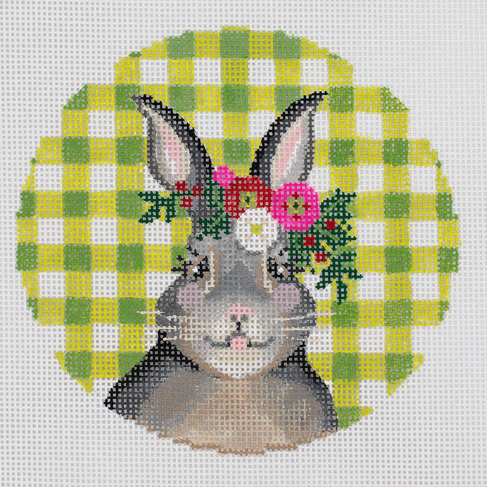 kelly clark Jack a Christmas Bunny Rabbit needlepoint canvas