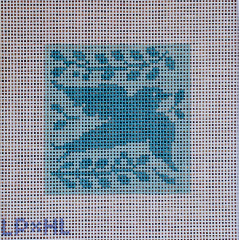 le point studio Dove Blue Square Beginners needlepoint Kit