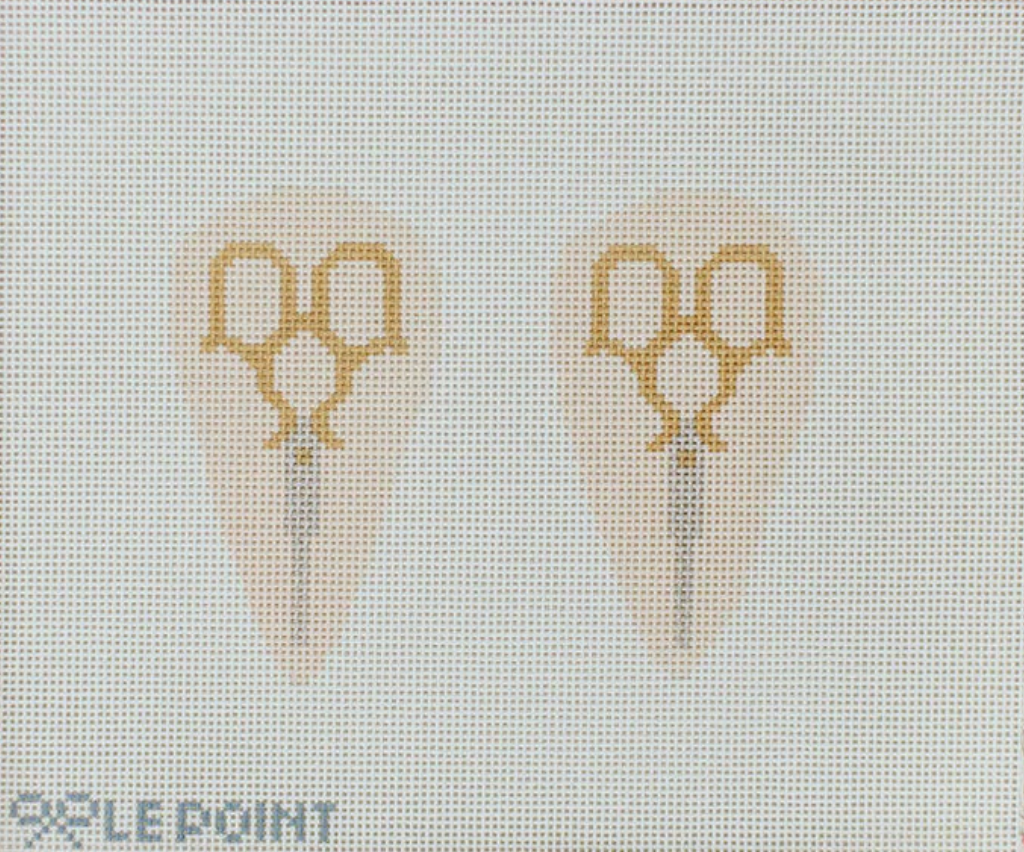 le point studio Scissors Scissor Case needlepoint canvas