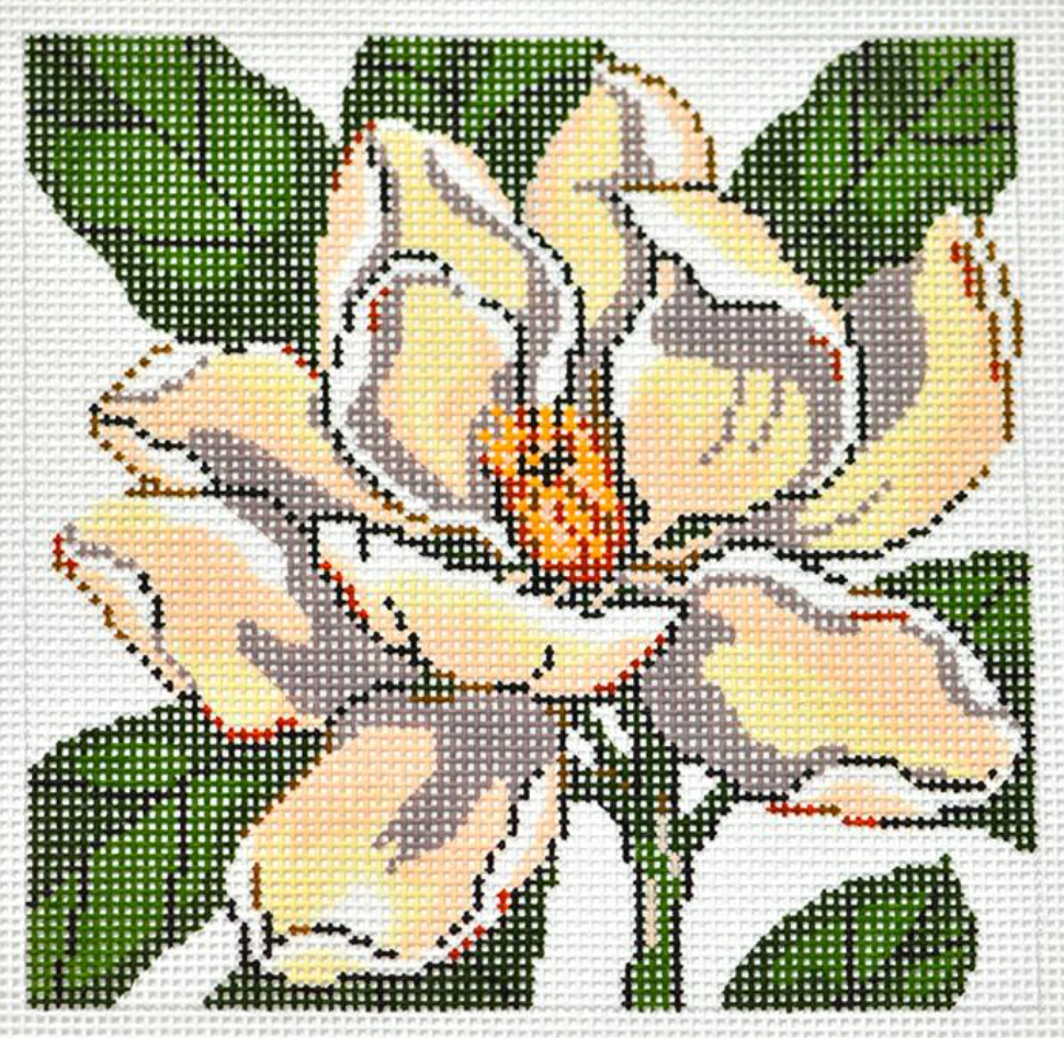 lee magnolia needlepoint canvas