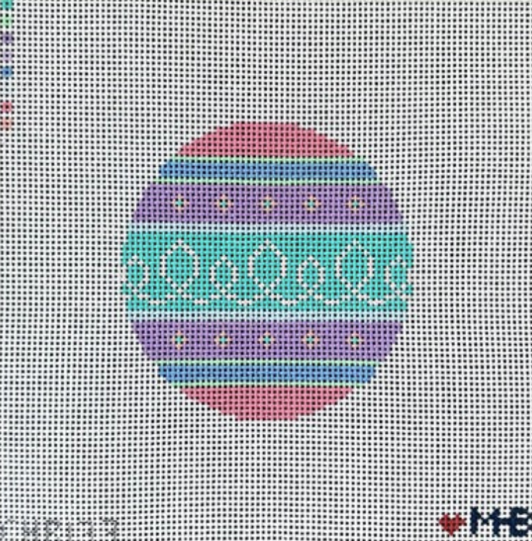 love mhb Loop de Loop Ornament needlepoint canvas