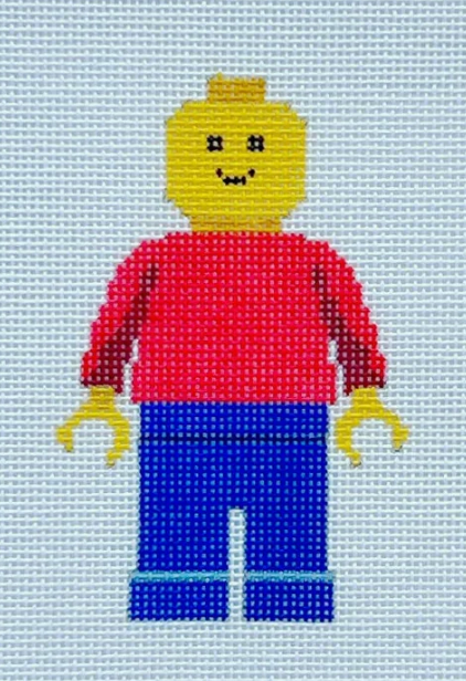 mopsey Brick People needlepoint canvas
