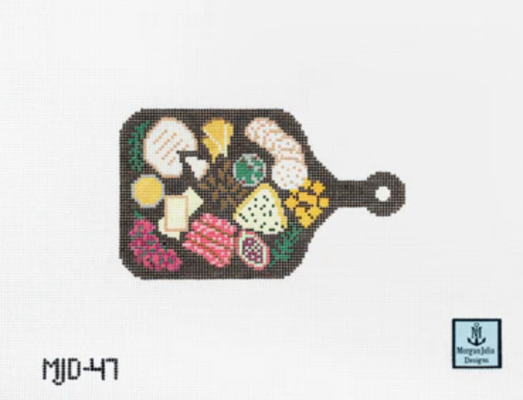 morgan julia Charcuterie Board needlepoint canvas