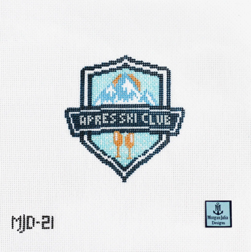 morgan julia apres ski club needlepoint canvas