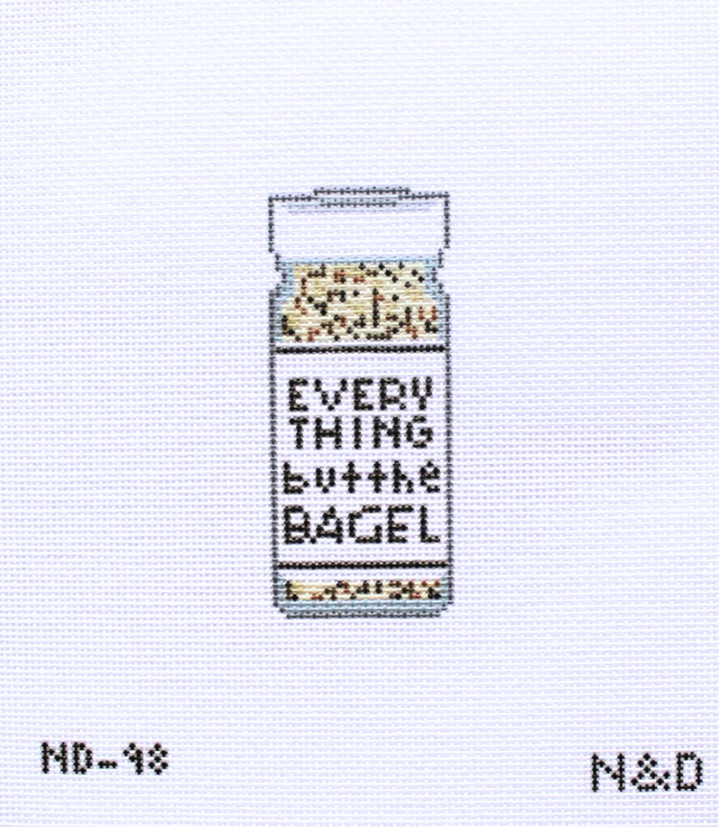 nash and daughters Everything But The Bagel Seasoning needlepoint canvas