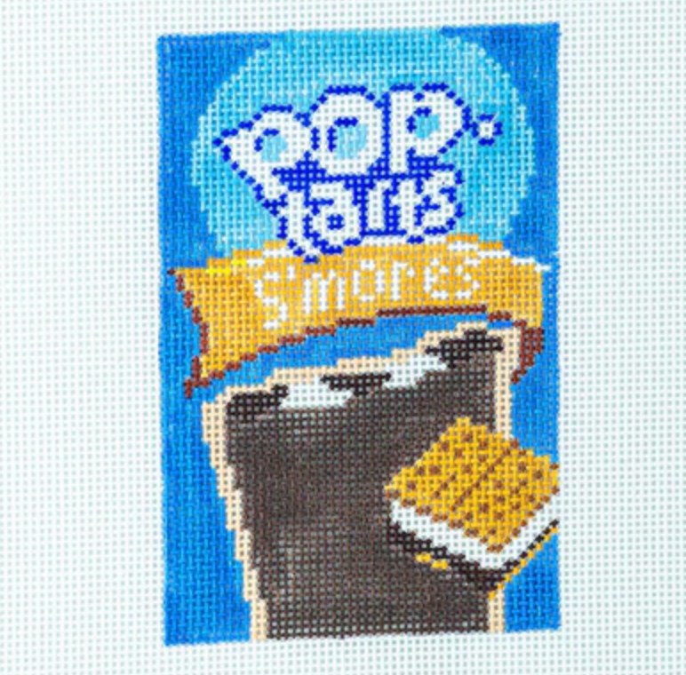 needle nola Pop tarts Smores needlepoint canvas