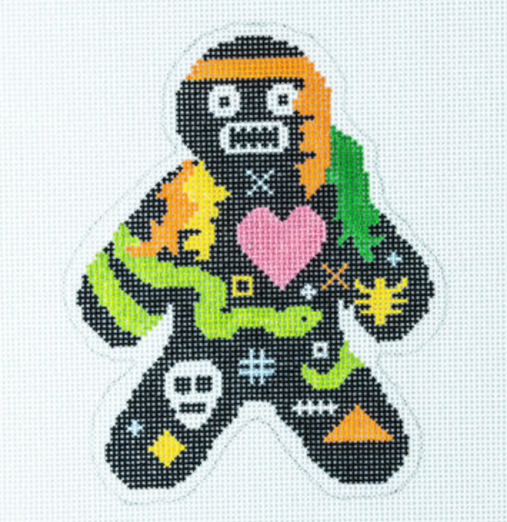 needle nola Voodoo Doll Small needlepoint canvas