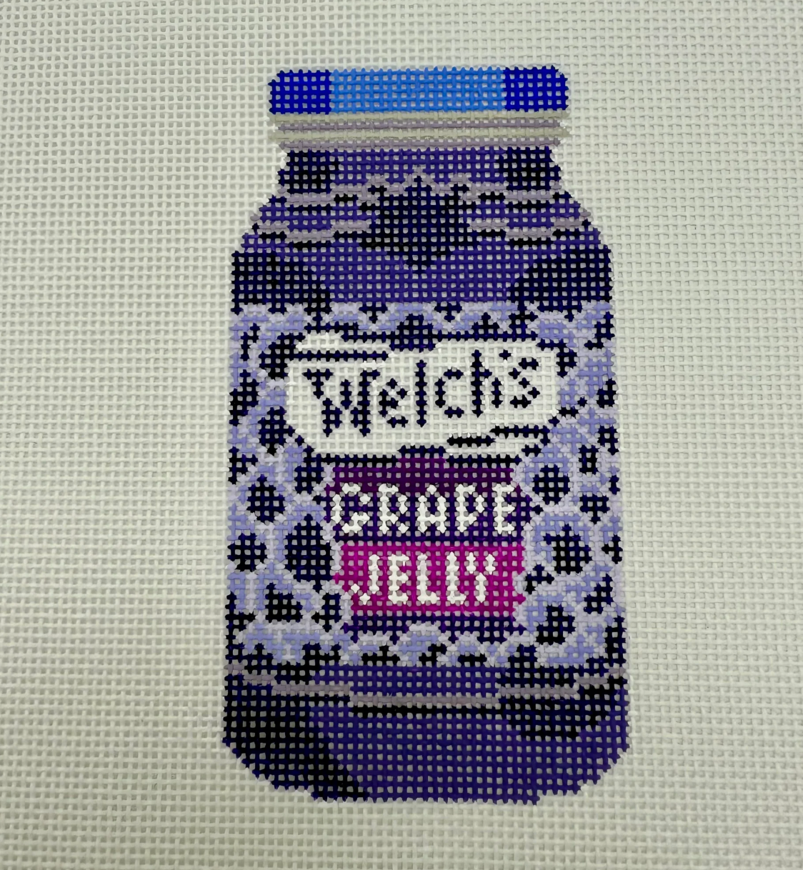 needle nola welchs grape jelly needlepoint canvas