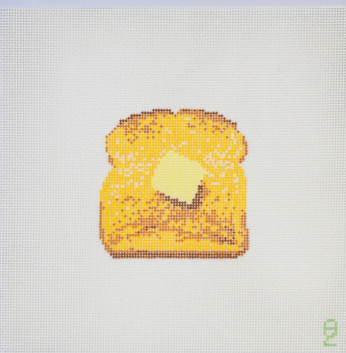 oz needle and thread Buttered Toast needlepoint canvas