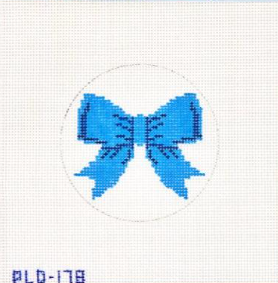 penny linn Beginner Bow needlepoint canvas