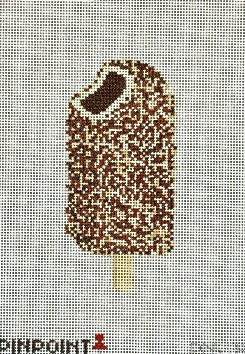 pinpoint Chocolate Eclair Ice Cream Bar needlepoint canvas