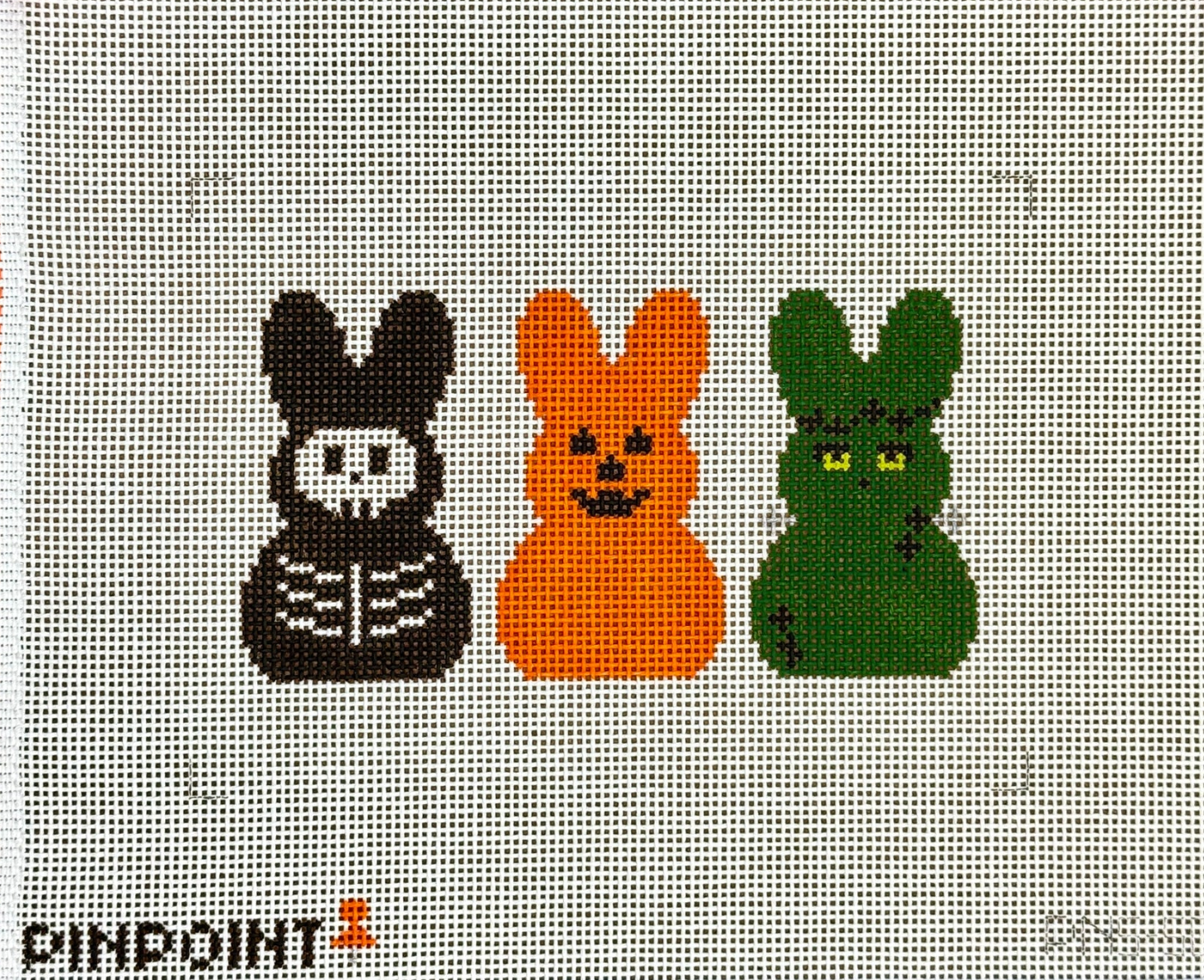 pinpoint Easterween Bunnies needlepoint canvas