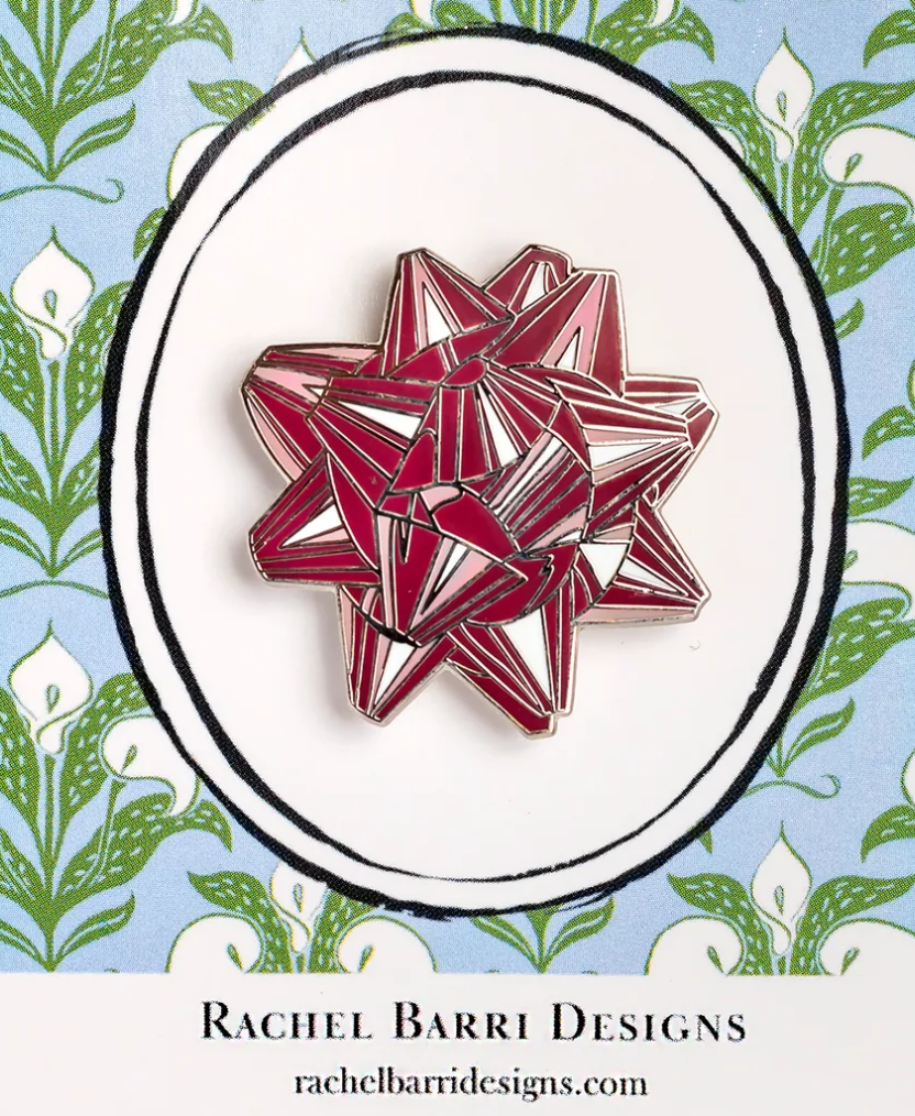 rachel barri Holiday Bow Needle Minder