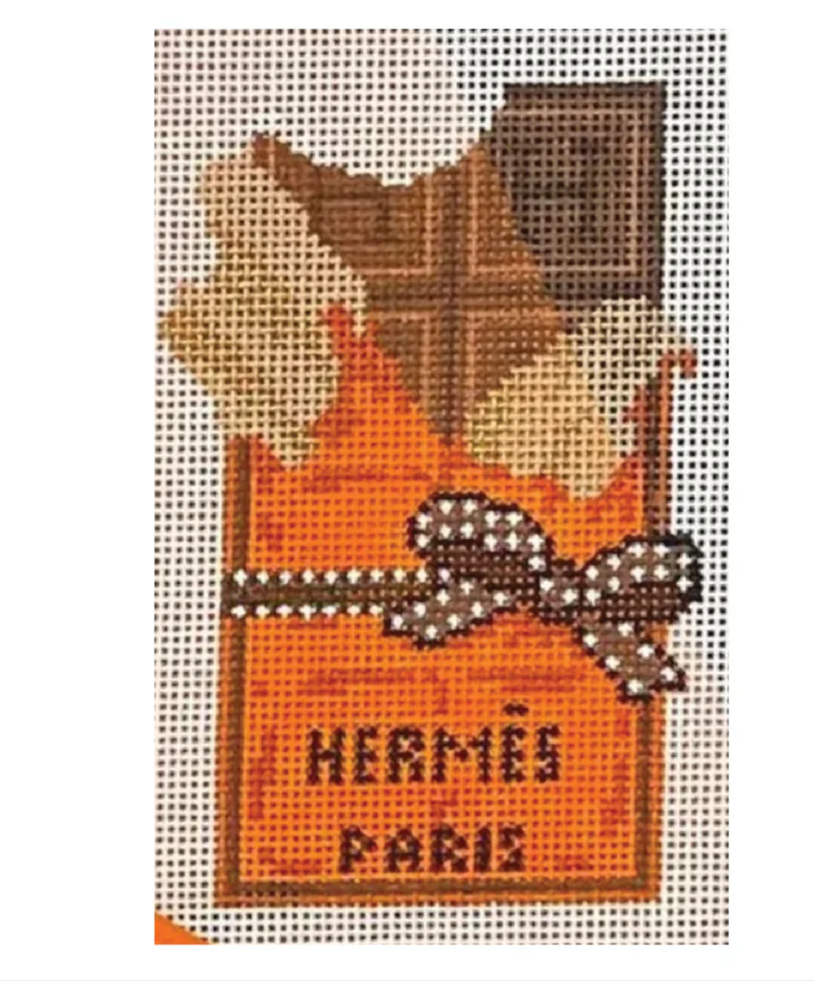 skooters designs H Designer Candy Bar needlepoint canvas