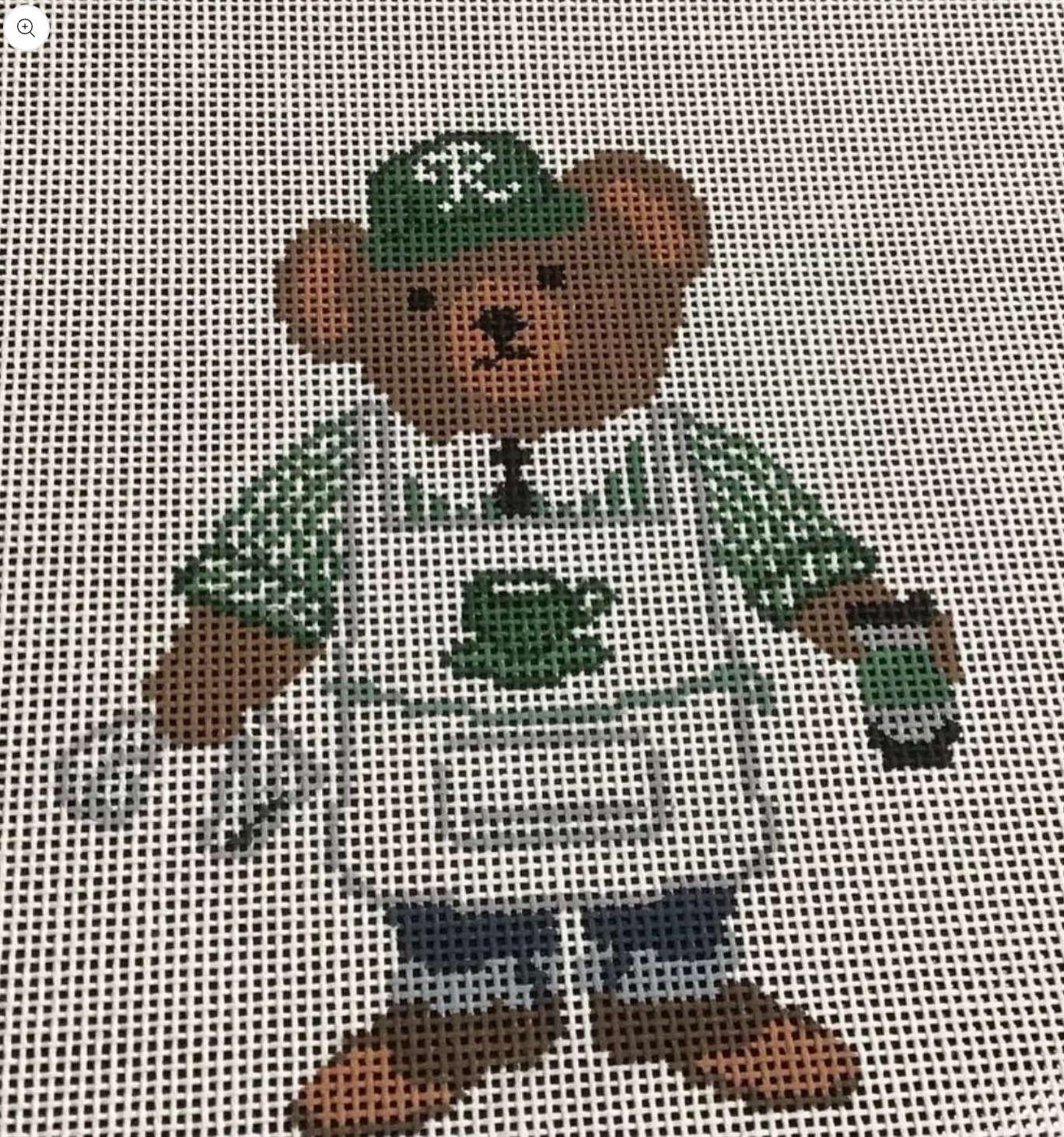 skooters designs Ralph coffee bear needlepoint canvas