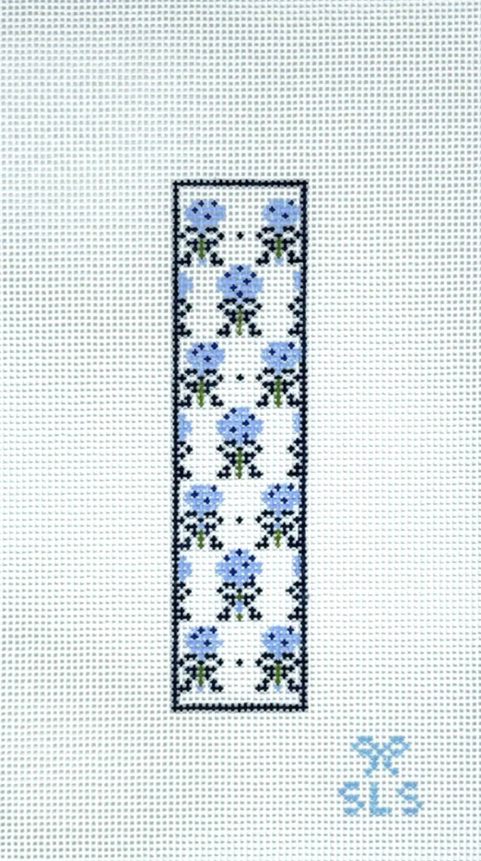 sls Hydrangea Bookmark key Fob needlepoint canvas
