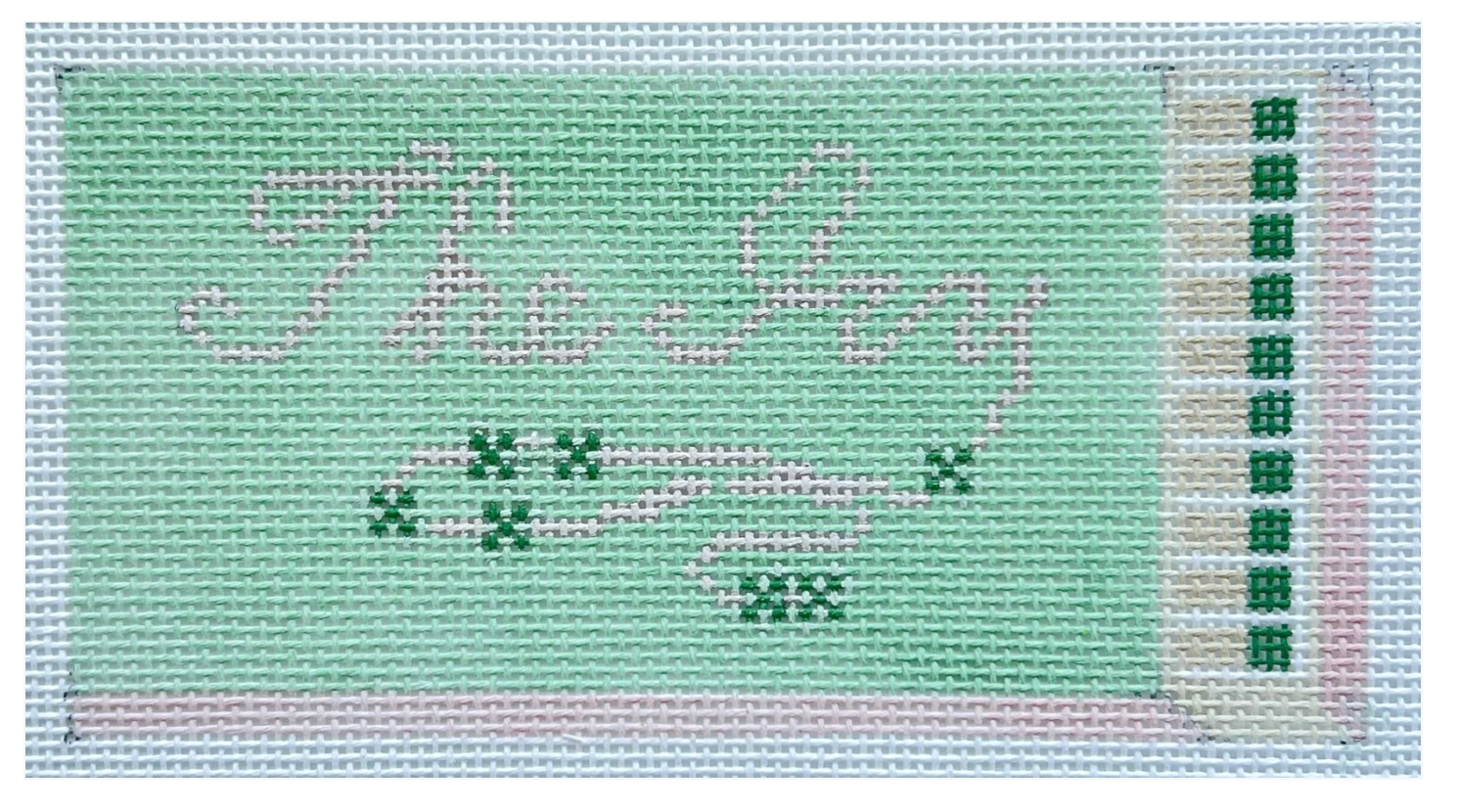 spruce street The Ivy Matchbox needlepoint canvas