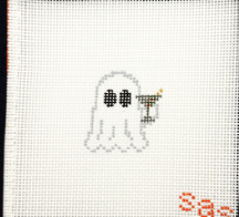 stitch avenue studio BOO-zy Ghost Mini needlepoint canvas