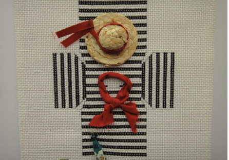 studio midwest 3d Gondolier Topper needlepoint canvas
