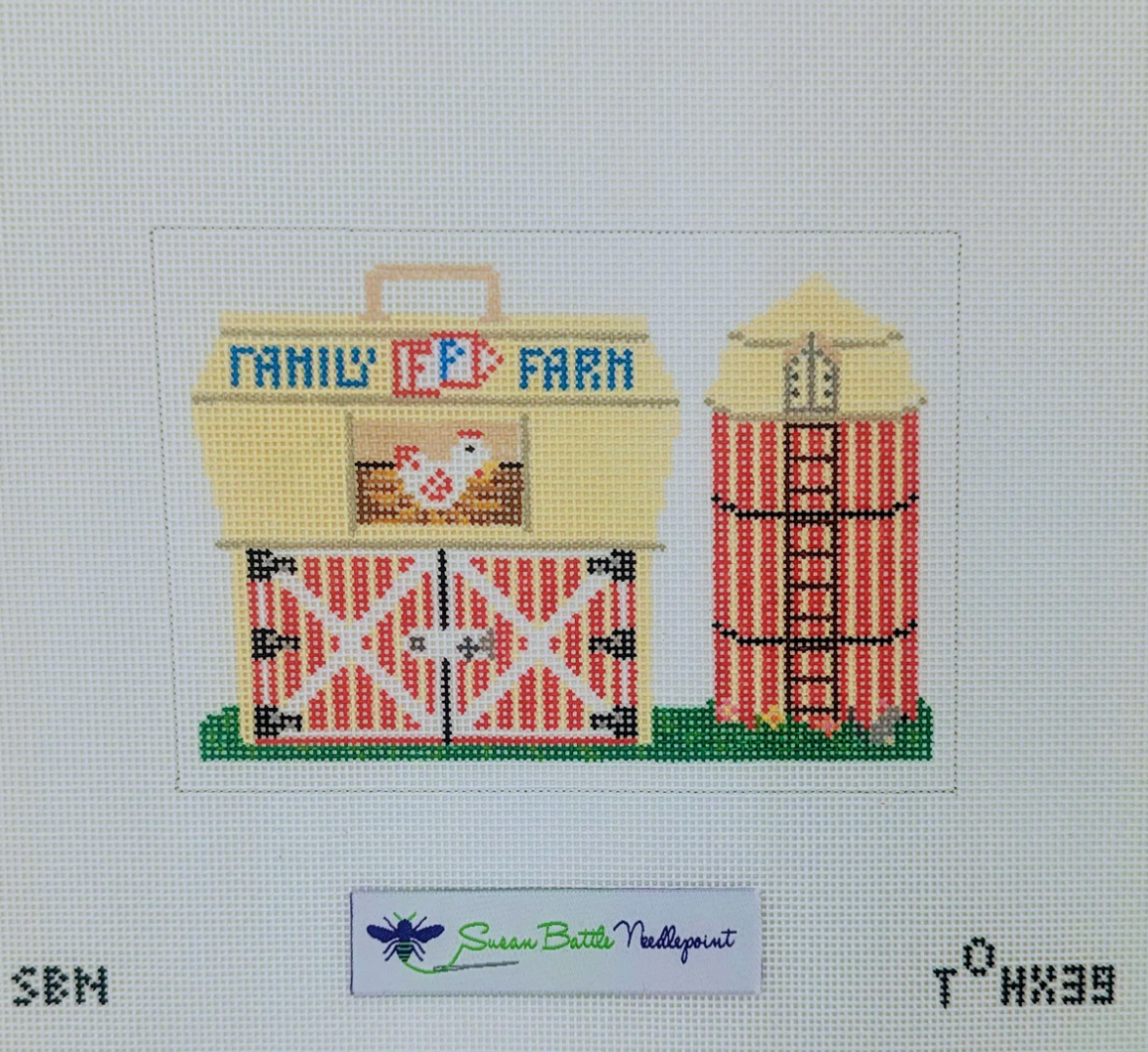 susan battle Fisher Price Barn needlepoint canvas