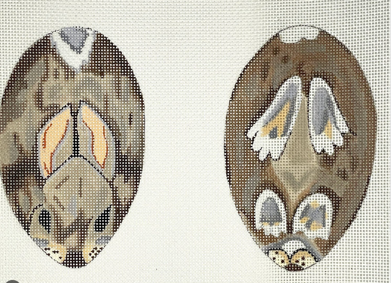 susan roberts barbara eyre bunny scissor case needlepoint canvas