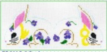 the collection double Sided Bunny With Violets